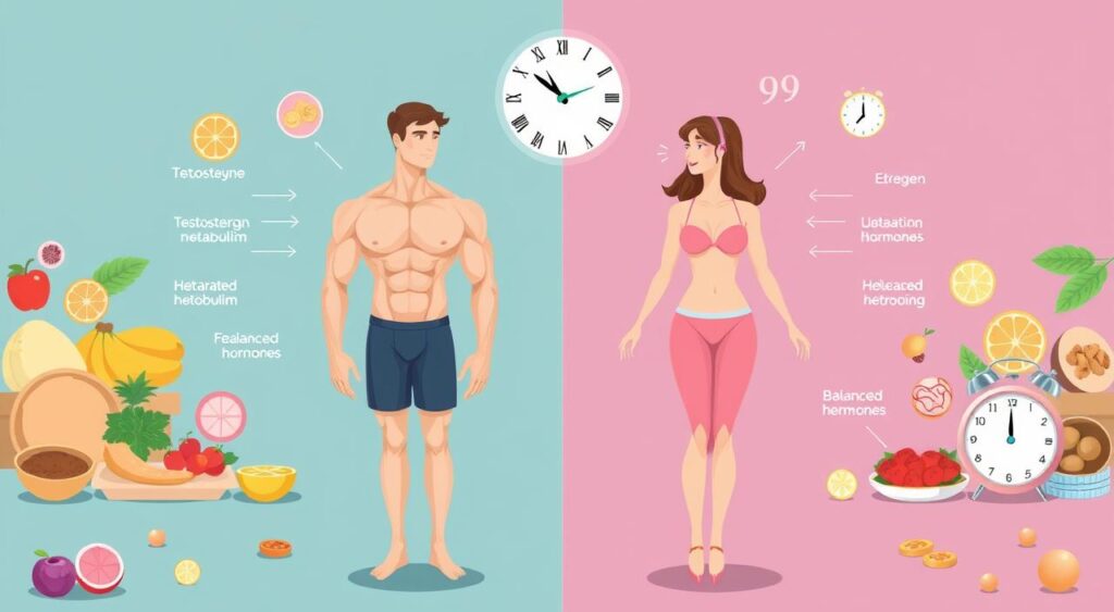 intermittent fasting effects on men and women