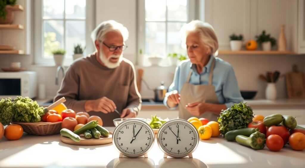 senior health with intermittent fasting