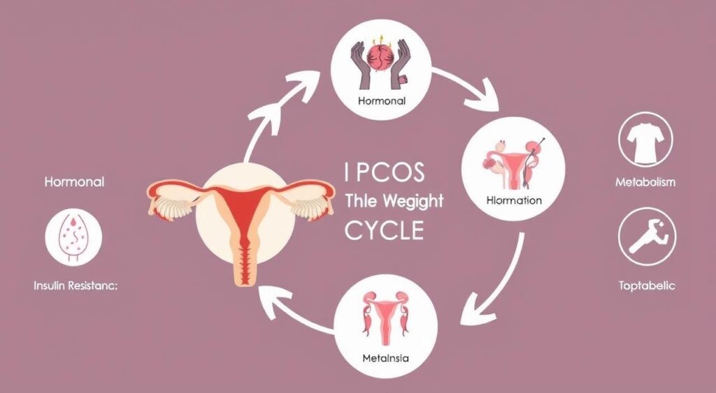 weight gain cycle in pcos and pcod